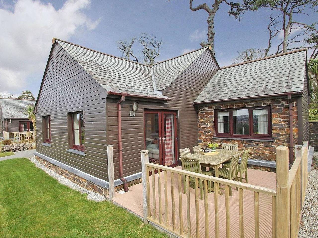 Lodge für 4 Personen mit Terrasse in Polperro, Cornwall