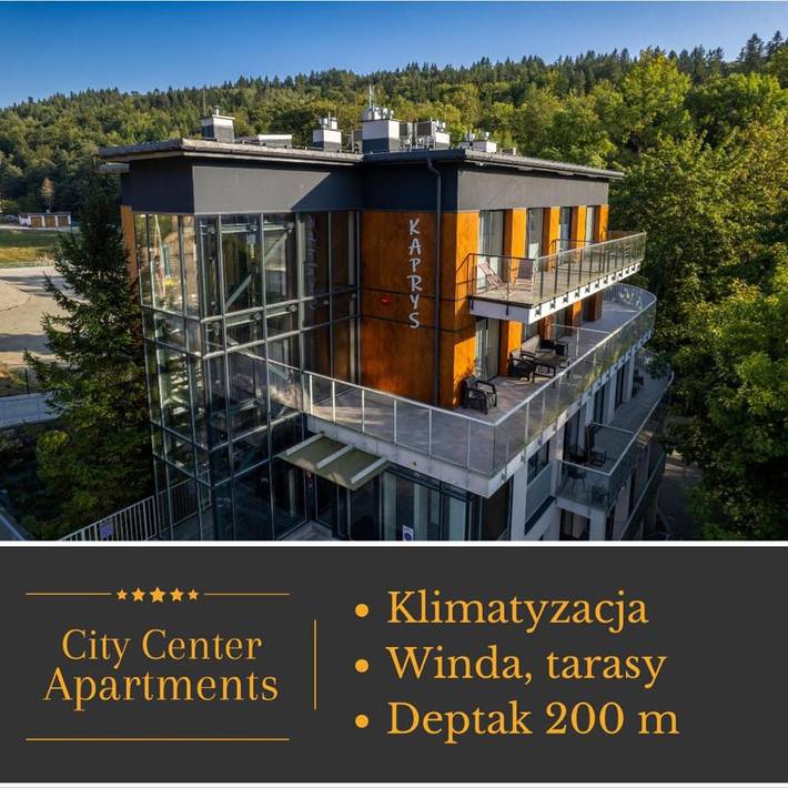 Apartament wakacyjny dla 4 osób, z taras i widok w Krynica-Zdrój