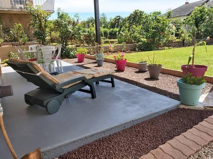 Chambre d’hôte pour 4 personnes, avec Terrasse et Jardin