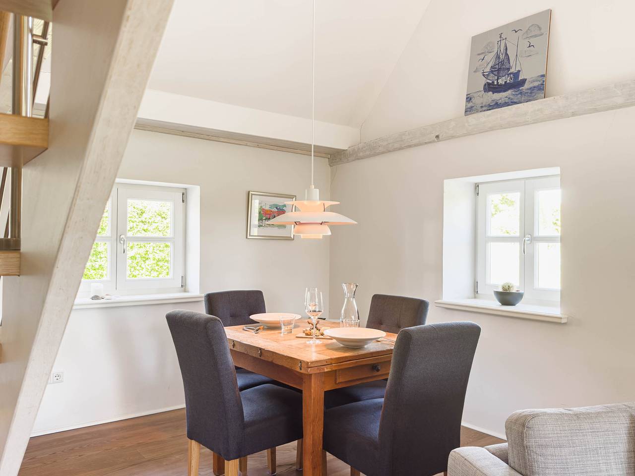 Reetdachhaus Haubarg-Kieker in Simonsberg, Halbinsel Eiderstedt