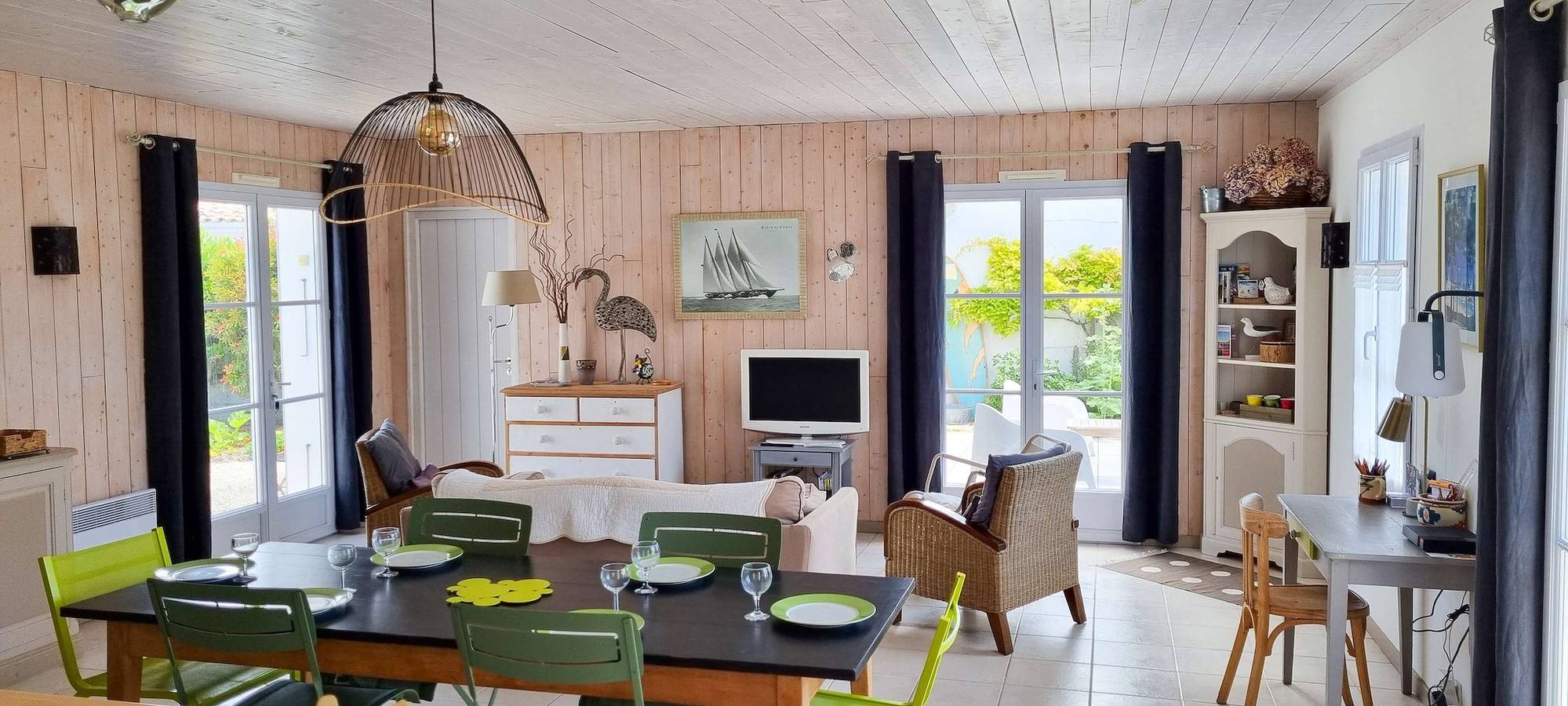 Appartement de vacances entier, Villa de plain-pied, au lieu dit La Passe in La Couarde-sur-Mer, Île de Ré