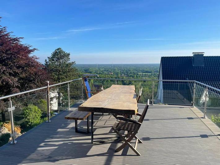 Ferienwohnung für 8 Personen, mit Terrasse und Ausblick in Tecklenburg