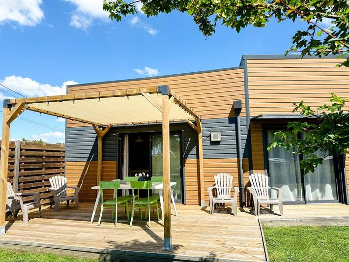 Maison de vacances pour 4 personnes, avec vue et jardin