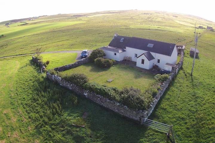 Ferienhaus für 7 Personen, mit Ausblick auf den Shetland Inseln