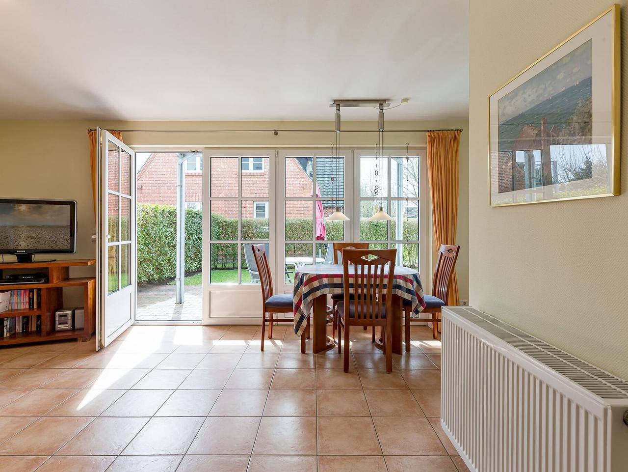 Ganze Ferienwohnung, Südterrasse - Südterrasse in Wyk auf Föhr (Stadt), Wyk auf Föhr