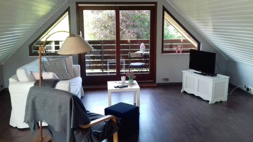 Ferienwohnung für 2 Personen, mit Balkon an der Kieler Bucht