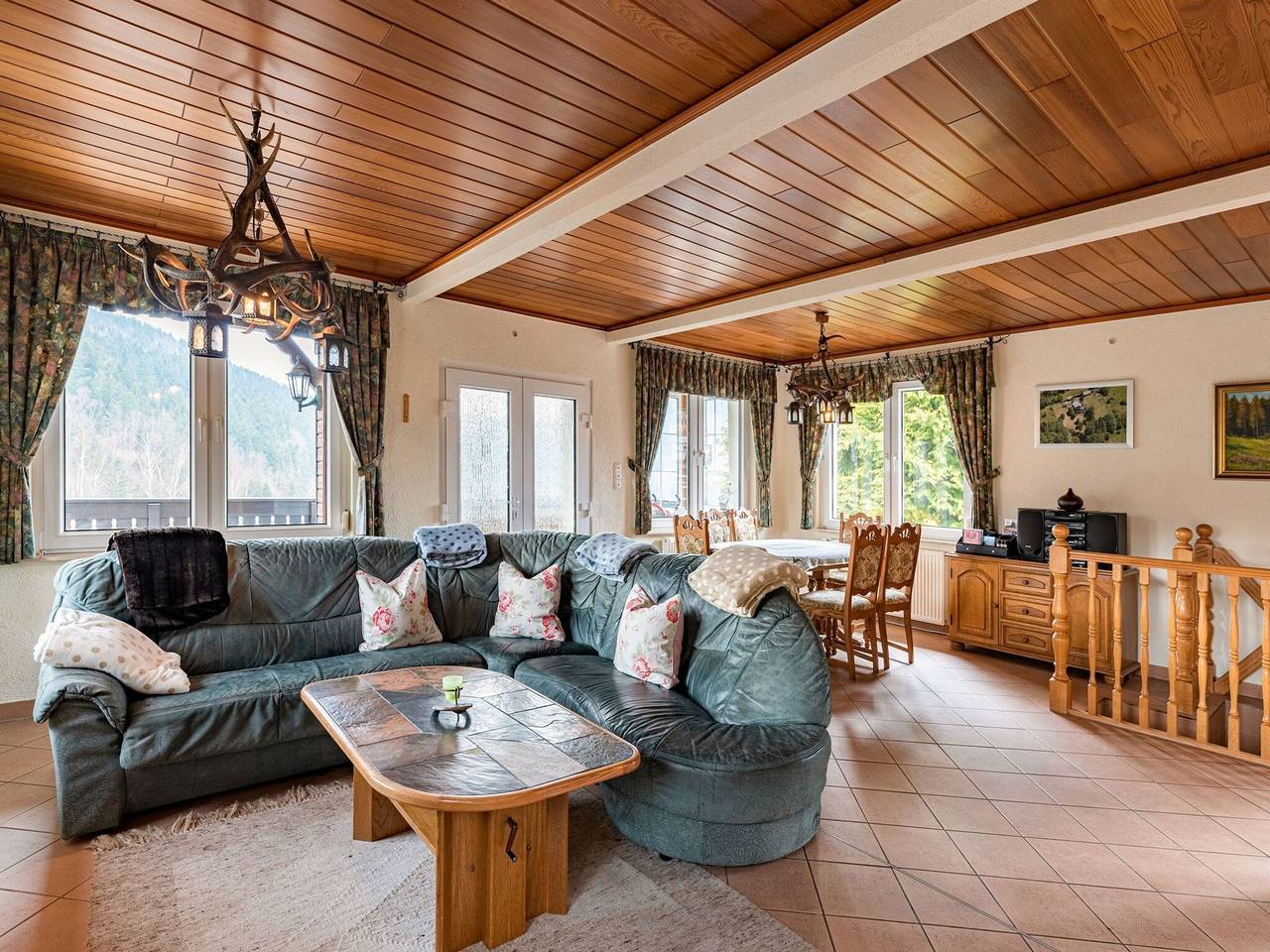 Ferienhaus für 8 Personen mit Garten in Unterschönau, Rennsteig
