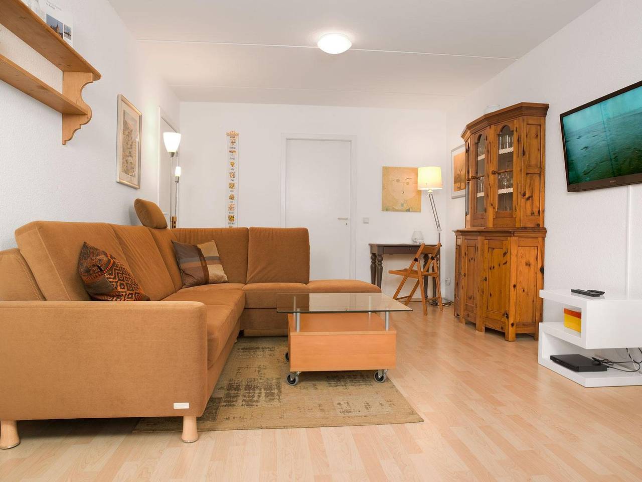 Ganze Wohnung, App. "Nordlys" - Zentral und ruhig gelegene Ferienwohnung in Kirchdorf (Poel), Nordwestmecklenburg (Wismar und Umgebung)