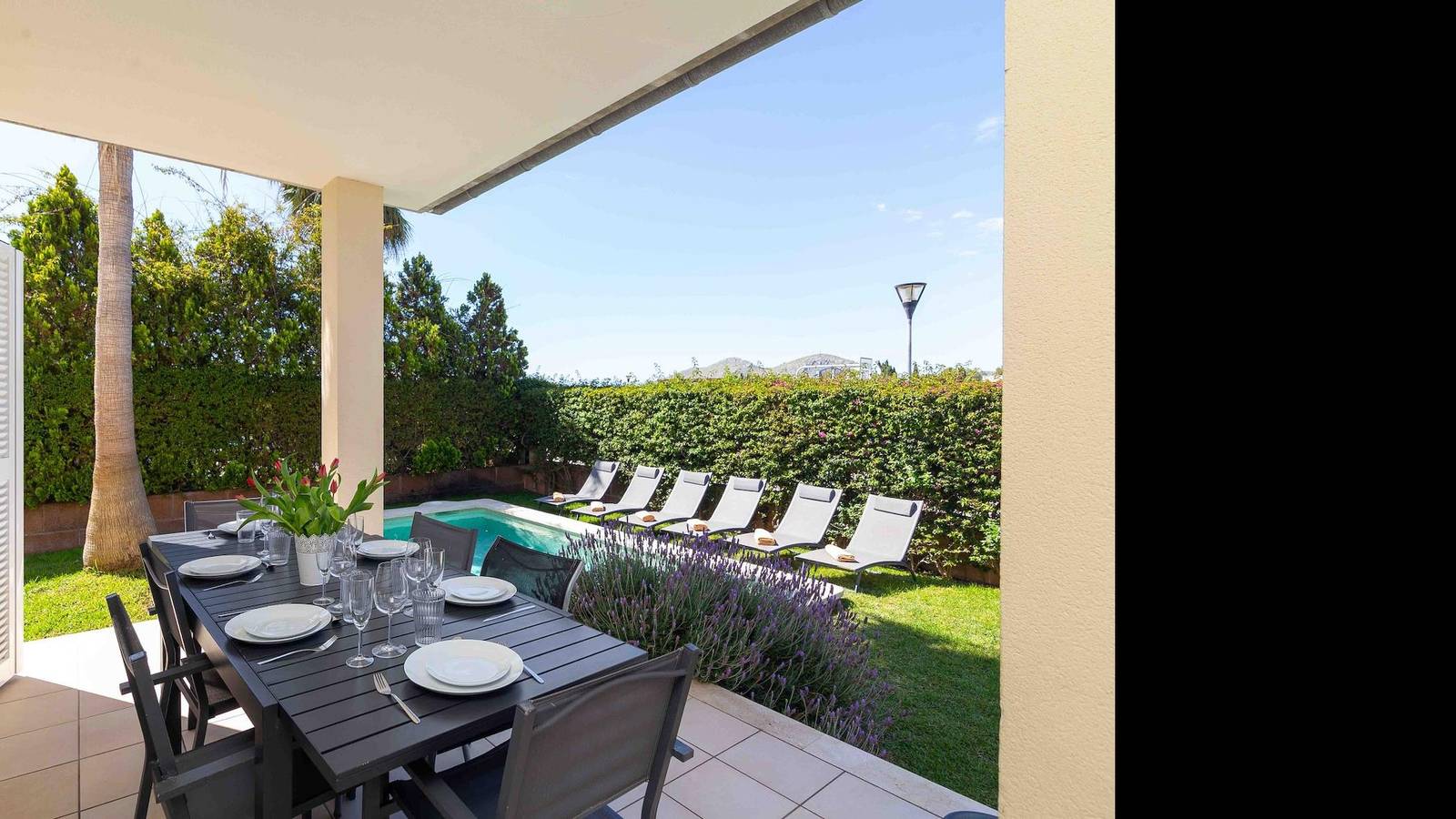 Villa Marisa Ii - Spektakuläre Villa mit Pool und Garten in Alcúdia in Es Barcarès, Alcúdia