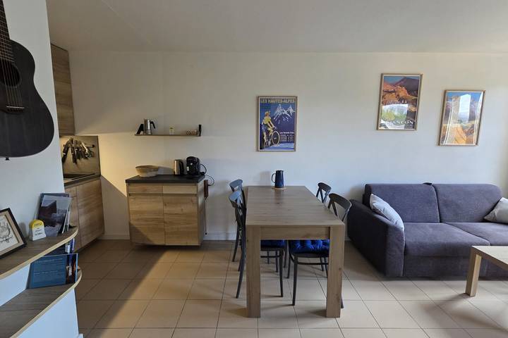 Ganze Wohnung, Ferienwohnung für 4 Personen mit Balkon in Briançon, Serre Chevalier