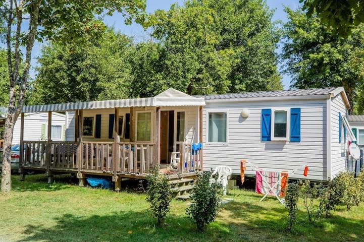 Mobil home pour 6 personnes, avec bassin pour enfant à Sainte-Eulalie-en-Born - 3