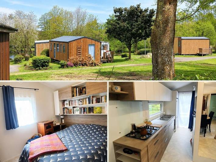 Gîte pour 4 personnes, avec piscine et terrasse ainsi que jardin et vue, animaux acceptés à Sainte-Reine-de-Bretagne