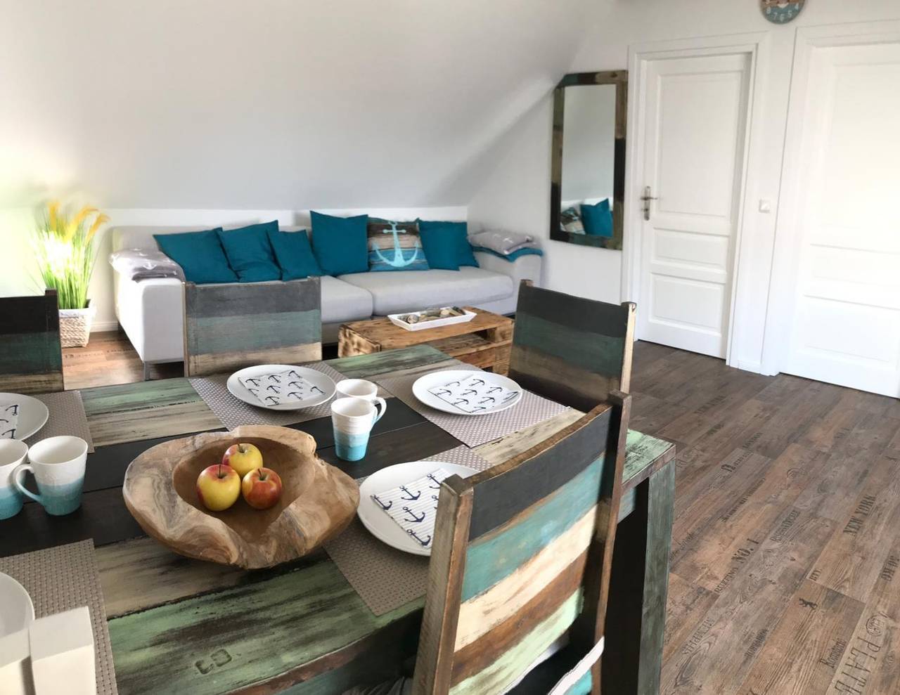 Ganze Ferienwohnung, Ferienwohnung "Ankerplatz - Zur alten Kutsche" in Norddeich (Schleswig-Holstein), Nordseeküste