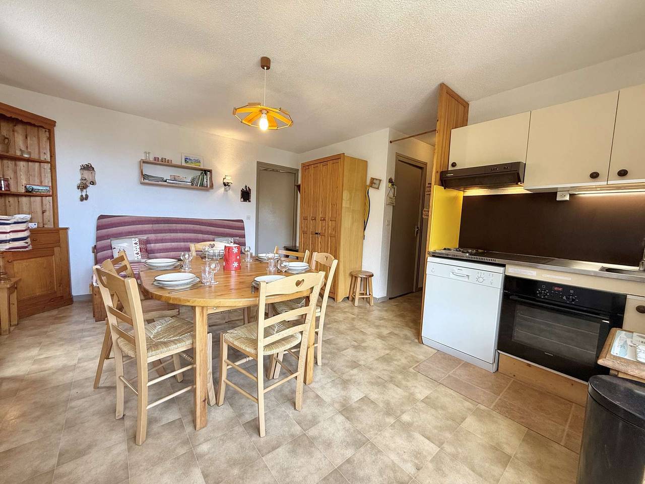 Ganze Wohnung, 3-Zimmer-Wohnung in Flumet - Parkplatz - 6 Personen in Flumet, Albertville und Umgebung