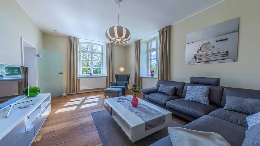 Ferienwohnung für 4 Personen, mit Garten in Klocksin