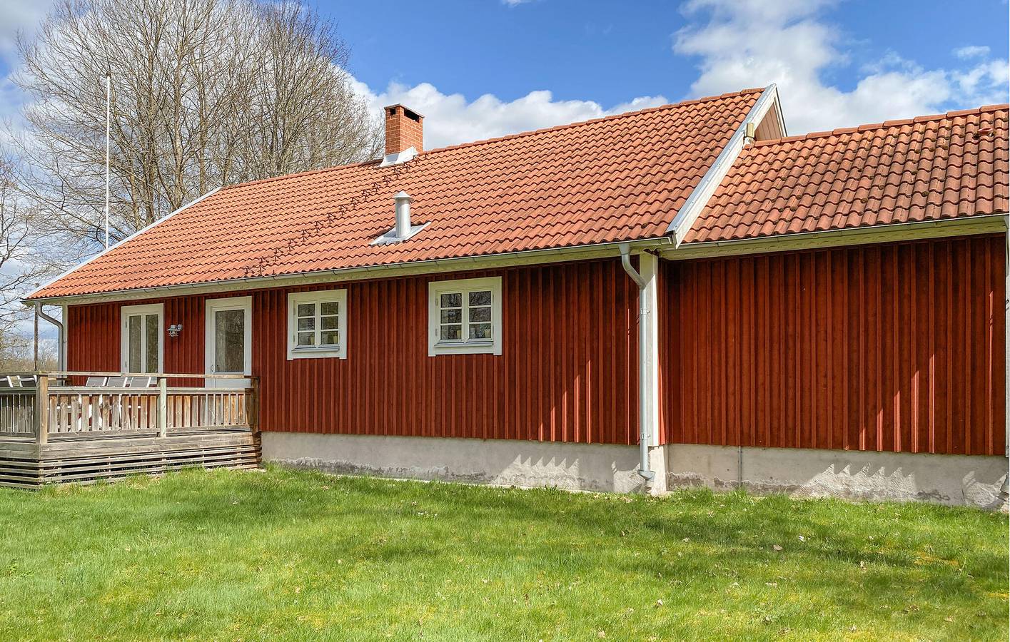 Hus för 6 Personer med trädgård in Balebo, Nybro
