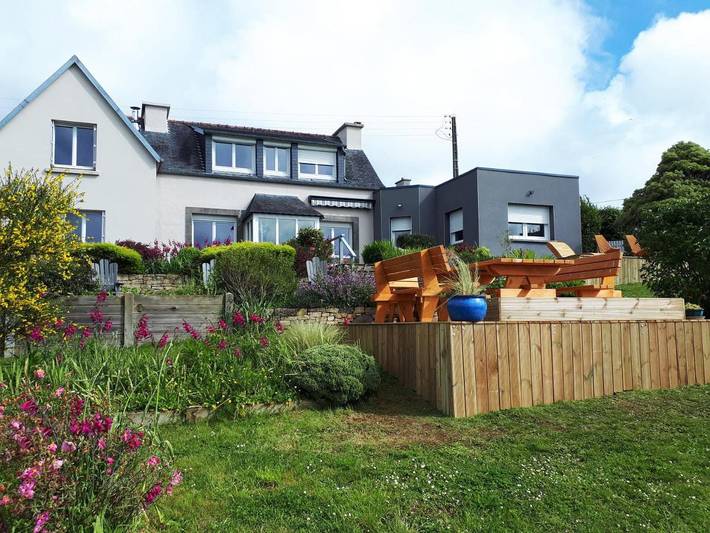 Location de vacances pour 10 personnes, avec jardin et vue, animaux acceptés à Hôpital-Camfrout - 4