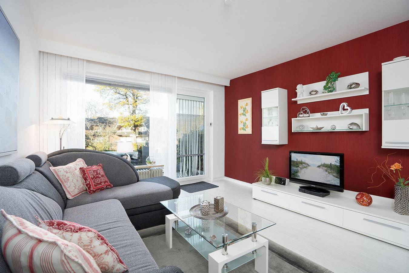 Ganze Wohnung, Ahw/002 - "Mit Teilseeblick von der Terrasse" in Themenstrände Scharbeutz, Ostholstein