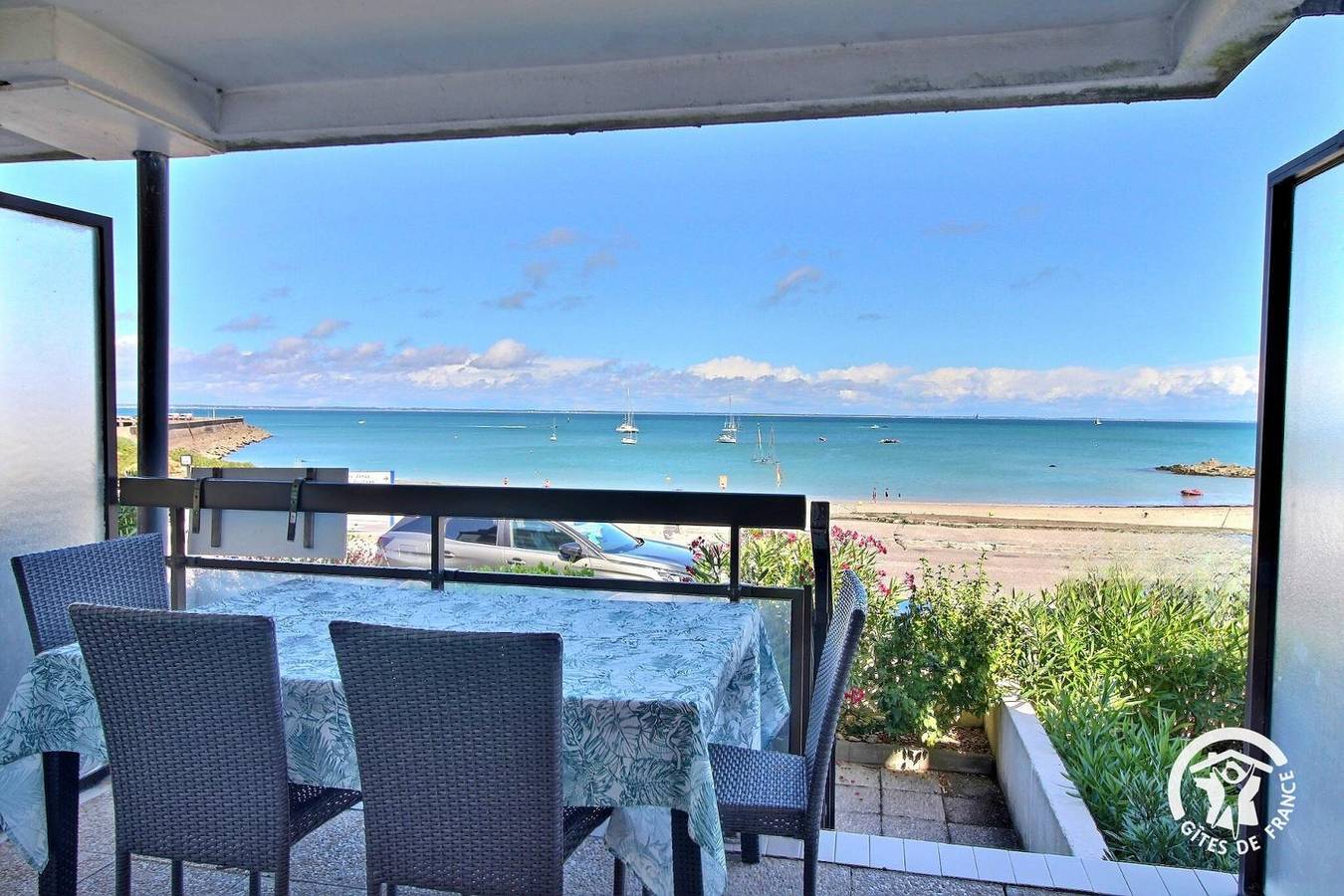 Vue sur la baie in Quiberon, Côte des Mégalithes