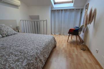 Gîte pour 4 personnes, avec jacuzzi et jardin à Caux