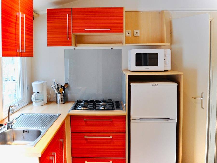 Camping River - Mobilheim 4 personen - Mrt in Méolans-Revel, Barcelonnette und Umgebung