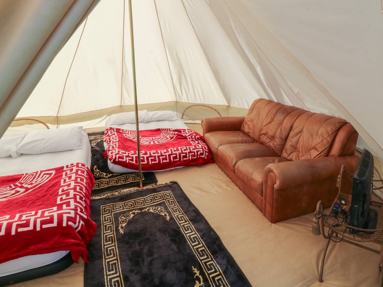 Bell Tent Two in Derbyshire