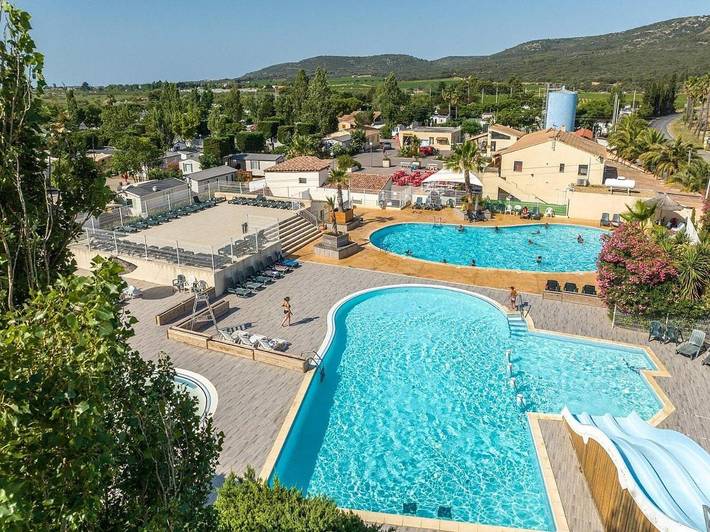 Camping pour 6 personnes, avec piscine et terrasse à Vic-la-Gardiole - 2