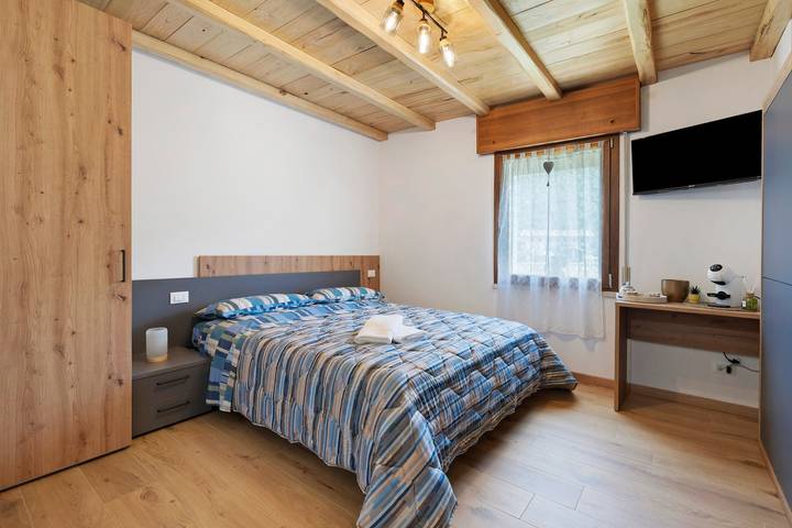 Zimmer für 4 Personen, mit Garten in Venetien