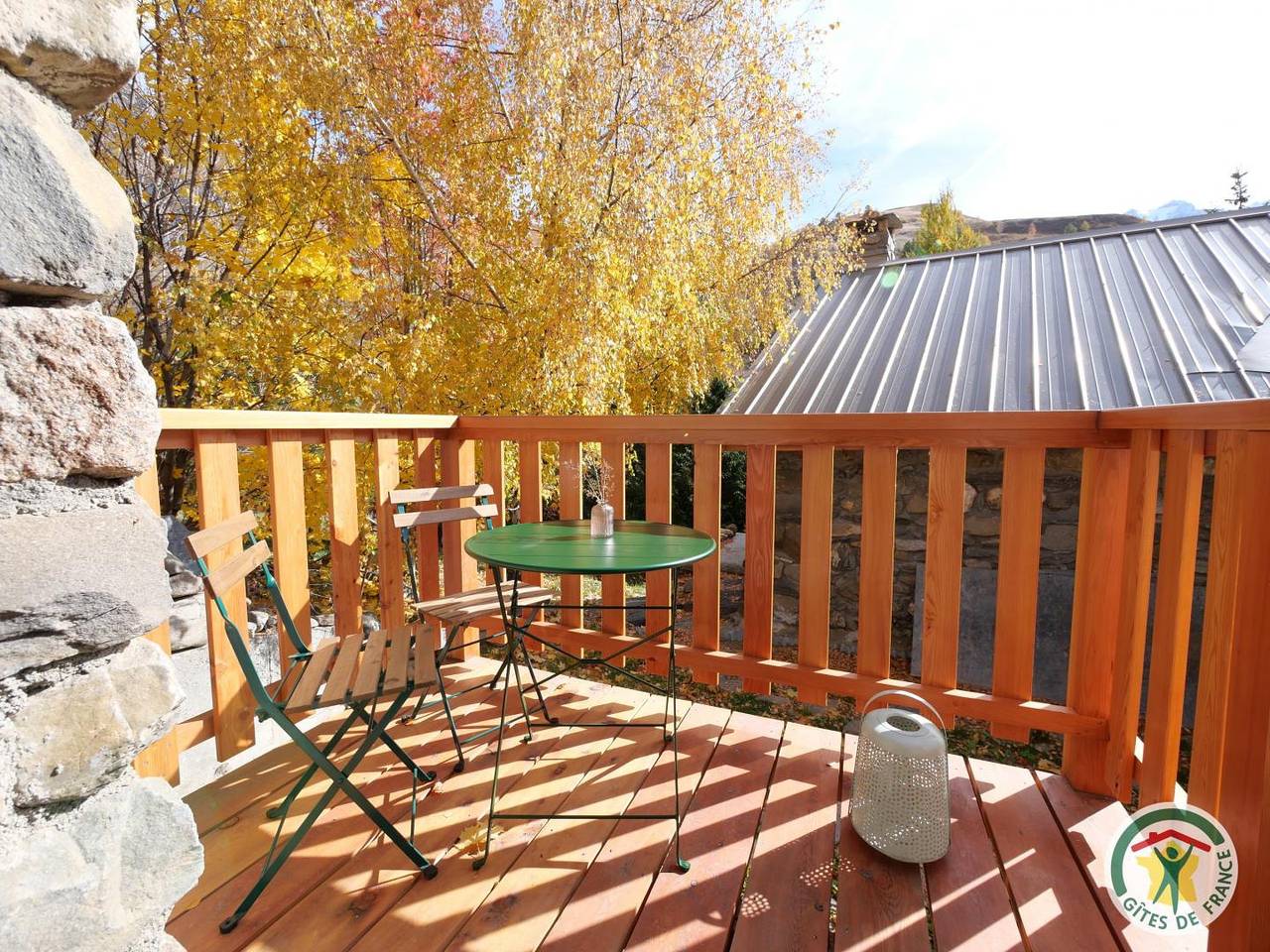 Gîte voor 2 personen met terras in Les Hieres, La Grave