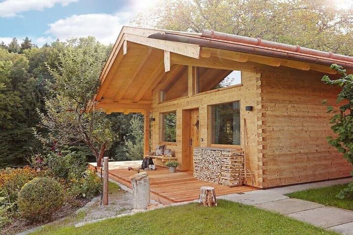Chalet für 3 Personen, mit Whirlpool und Terrasse