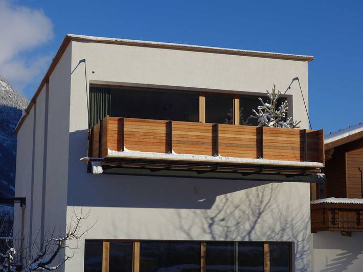 Ferienwohnung für 5 Personen, mit Balkon/Terrasse und Terrasse sowie Ausblick