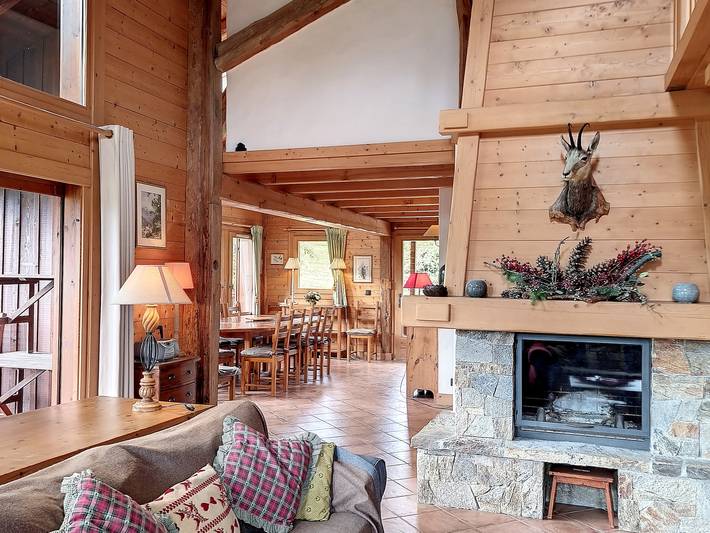 Chalet pour 14 personnes, avec terrasse à Cordon - 2