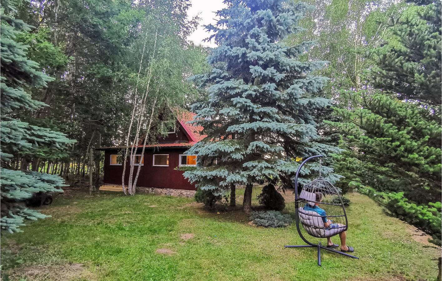 Casa de vacaciones para 5 personas con jardín in Voivodato de Varmia y Masuria