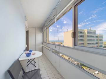 Gîte pour 4 personnes, avec balcon dans Plage des Becs