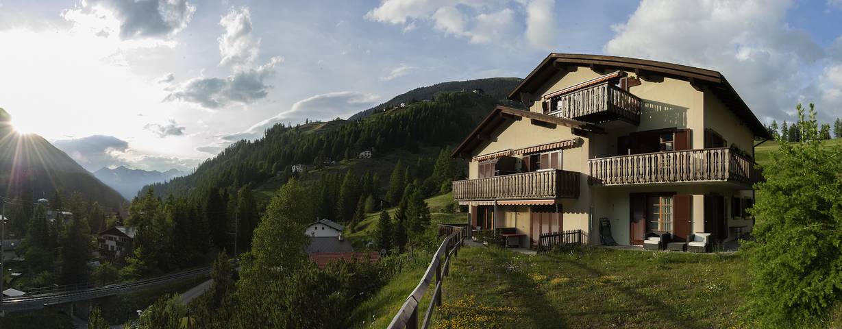 Apartamento vacacional entero, Cond. Albula A6 - 2 Zimmerwohnung, 6 Betten in Bergün, Bergün Filisur