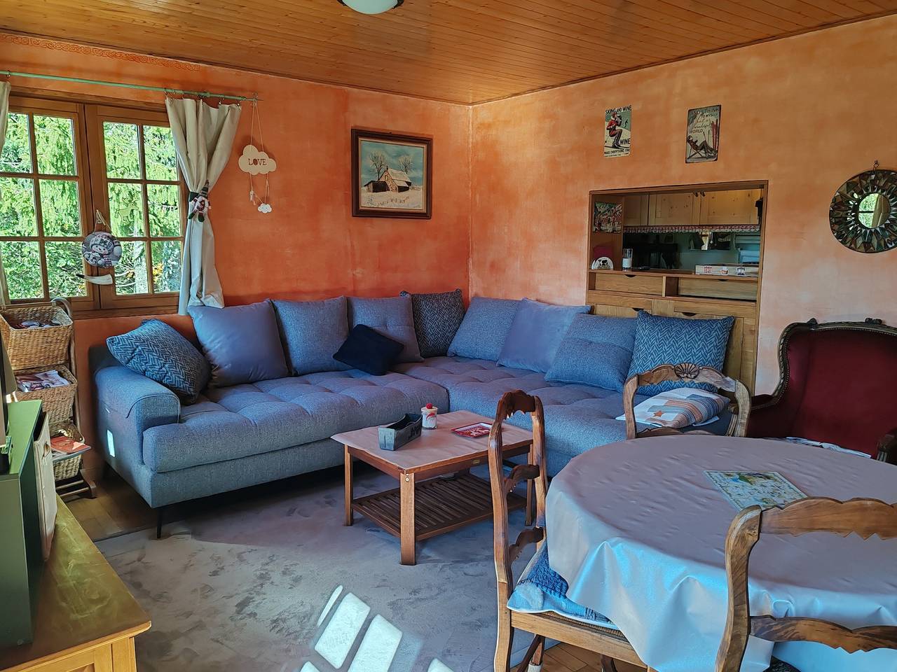 Chalet „Le Mouflon“: Bergblick, Gemeinschaftsgarten & Wlan in Le Lioran, Laveissière