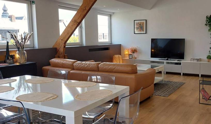 Loft voor 4 personen, met uitzicht in Antwerpen