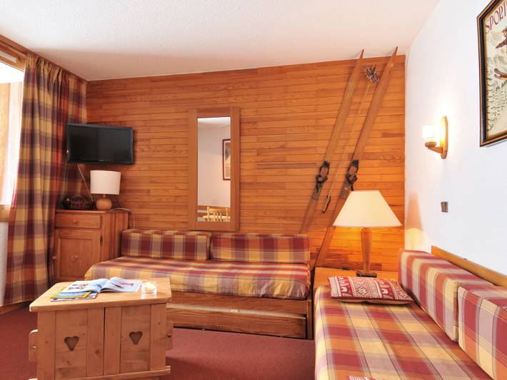 Gîte pour 5 personnes, avec balcon et piscine dans Plagne Bellecote - 2