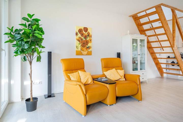 Ferienhaus für 3 Personen, mit Balkon und Terrasse sowie Garten und Seeblick in Landkreis Aurich - 4