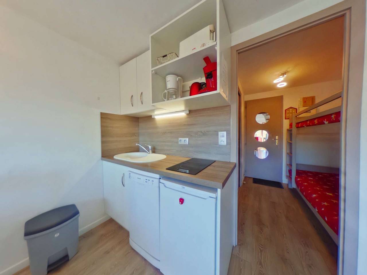 Ganze Wohnung, Gemütliches Studio mit Alkoven, für 6 Pers, Les Saisies, nah an Geschäften in Les Saisies, Albertville und Umgebung