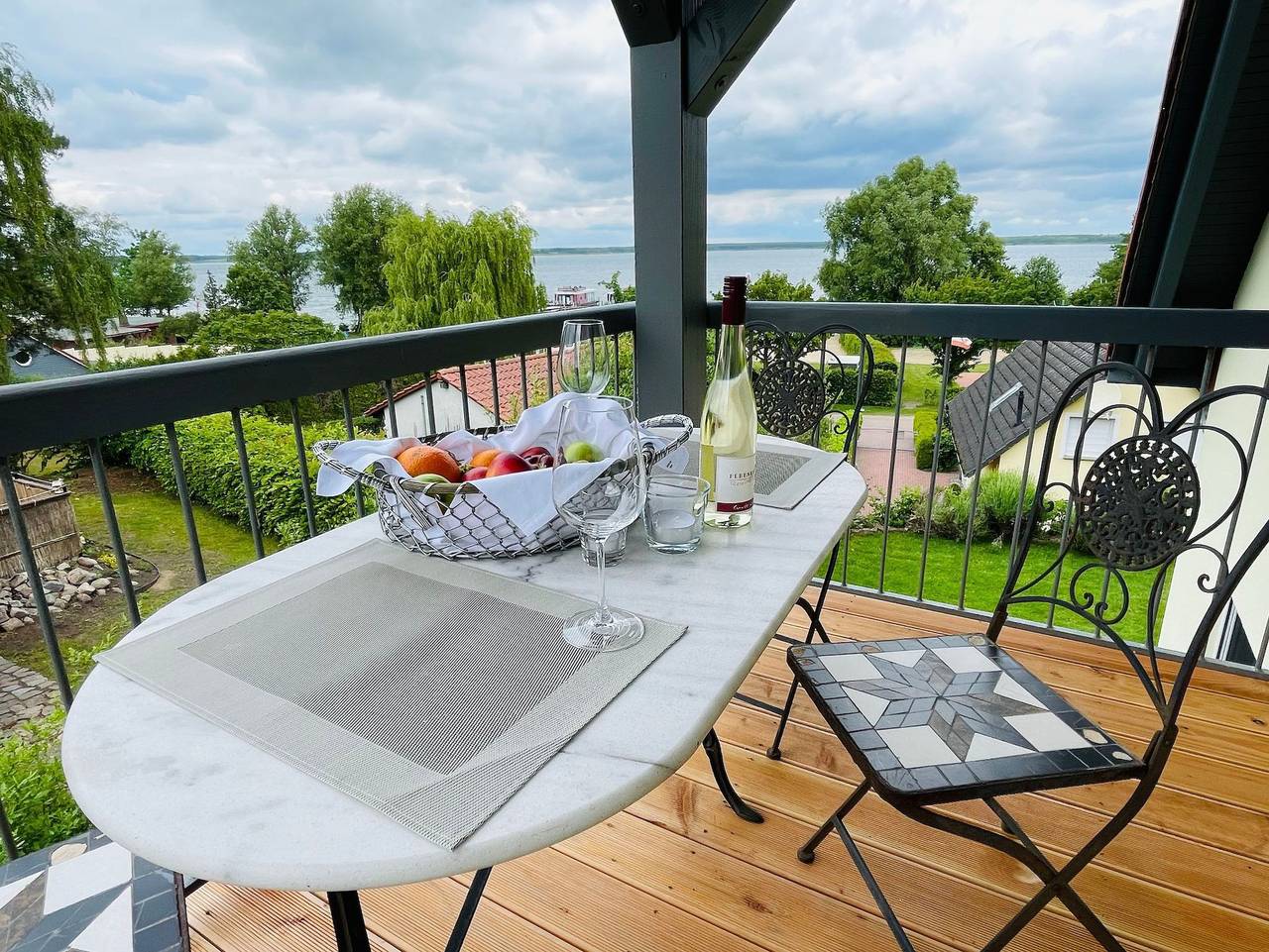 Ganze Ferienwohnung, Herberge Seensucht - Fewo Müritz Og mit Seeblick in Göhren-Lebbin, Fleesensee