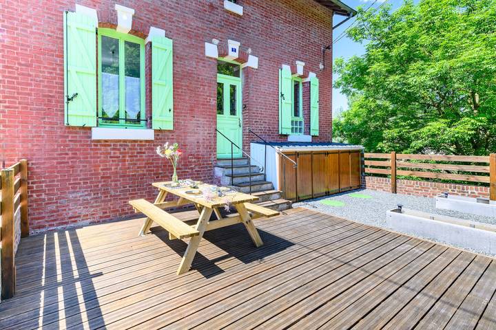 Maison de vacances pour 6 personnes, avec Terrasse dans l' Aisne