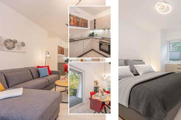 Ferienwohnung für 4 Personen, mit Balkon, mit Haustier in Kölpinsee