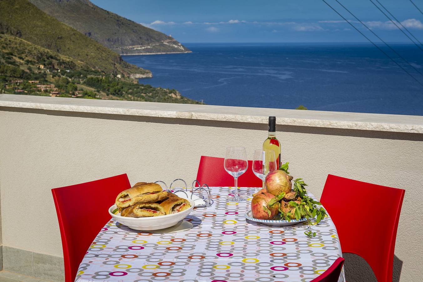 Ganze Wohnung, Apt Nino in Villa Rosaria Vista Mare Zingaro in Scopello, Castellammare del Golfo
