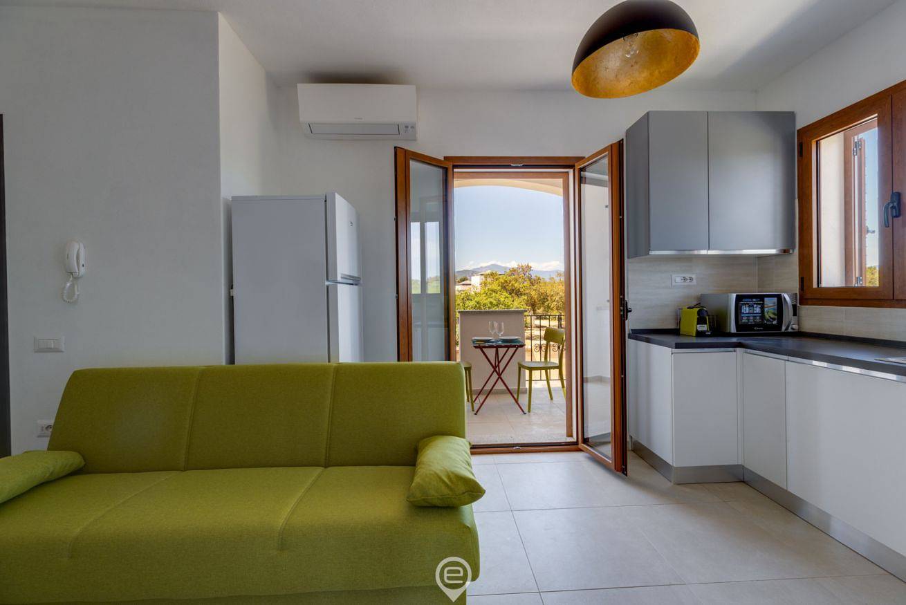 Ganze Wohnung, Ferienwohnung für 2 Personen mit Balkon/Terrasse in Arbatax, Tortolì