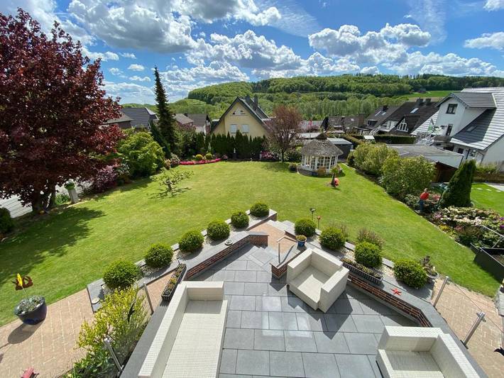 Ferienwohnung für 4 Personen, mit Balkon und Terrasse sowie Garten und Ausblick in Georgsmarienhütte - 4