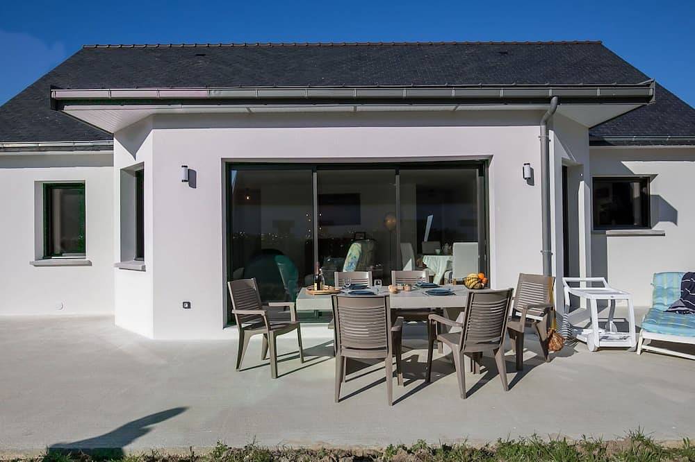 Estupenda casa de vacaciones privada con Wifi, Tv, terraza, mascotas permitida y aparcamiento in Fouesnant, Côte de Cornouaille