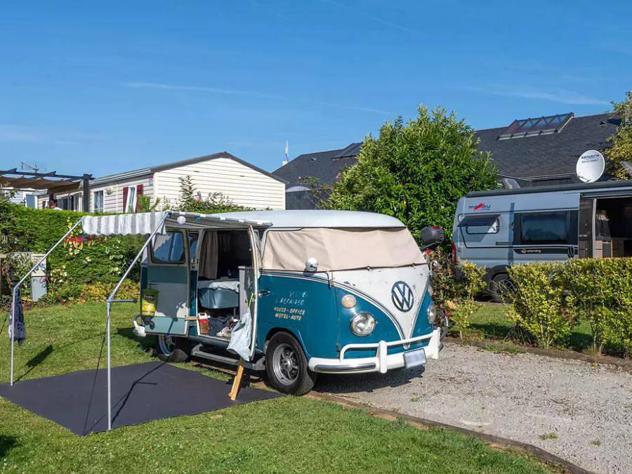 Flower Camping Vitamin - Mobilheim 4 personen - Super Mercure Riviera Komfort in Saint-Aubin-sur-Scie, Dieppe und Umgebung