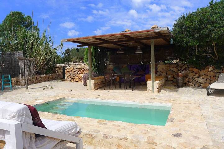 Villa mit pool für 4 Personen, mit Terrasse und Garten auf Formentera