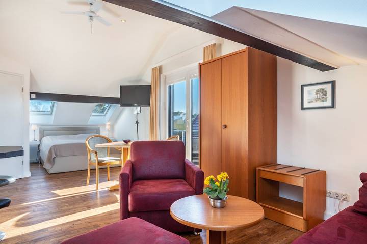 Studio für 2 Personen, mit Balkon in Baabe